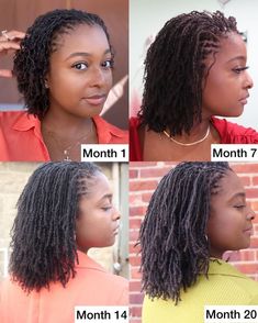 Sister Locs On Short Hair, Sister Locks Hairstyles, Loc Growth, Sister Locks, Natural Hair Woman, Sisterlocks Styles, Natural Hair Bun Styles, Sister Locs, Short Locs Hairstyles