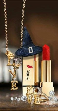 Halloween Kiss, Princess Jewelry, Spa Accessories, Ysl Beauty, Pin Logo, Beautiful Castles, Luxury Makeup, Fabulous Nails