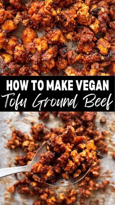 how to make vegan tofu ground beef