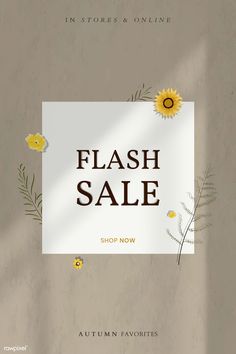 the flash sale is now on