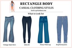 Best Casual Clothing Styles for Rectangle Body Shape Trousers For Rectangle Body Shape, Body Shape Guide, Styling Clothes, Shape Fashion, Body Outfit, Everyday Fashion Outfits, A Rectangle, Fashion 101