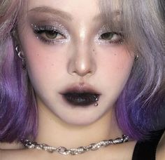 Glitter Goth, High Fashion Makeup