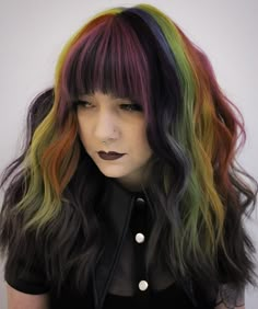 Bright Dyed Hair, Vivid Hair Color, Hair Color Crazy, Hair Color Streaks, Roots Hair, Rainbow Hair, Hair Inspiration Color, Hair Color Trends