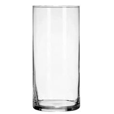 a tall glass is shown on a white background