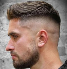 High Fade With Beard, Mens Crew Haircut, Hair Clipper Sizes, Haircut And Beard, Types Of Fade Haircut, High And Tight Haircut, Popular Mens Haircuts, Fade Haircut Styles