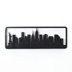 a black metal cityscape with buildings on it