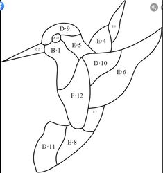 a hummingbird is shown in the diagram below