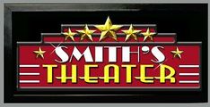 smith's theater sign with five stars on it