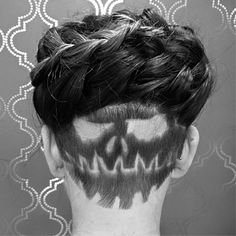 Designs In Hair, Hair Etching, Undercut Braid, Hairstyles Undercut