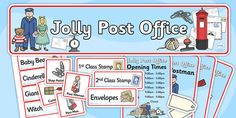 the jolly post office game is shown here