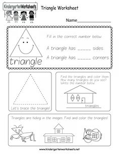 worksheet for children to learn shapes and numbers with their own pictures on the page