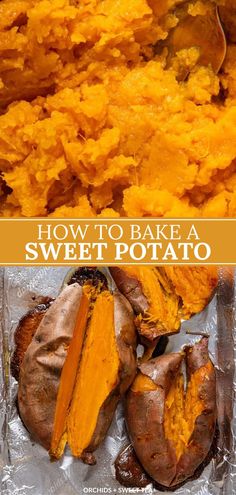 how to bake sweet potatoes in the oven