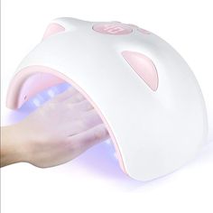 Dry Faster Nail Curing Lamp:Professional Cat Ears Enclosde Areas Designed With Uv+Led Dual Light Source,Dry Faster And Save Your Time. Curing Almost All Kinds Of Nail Gels:Base Coat ,Top Coat,Led Gels, Uv Gels, Including Hard Gels, Buildings, Sculpture Gel, Gem Glue Acrylic Gel Etc..No Brand Requirements. Easy To Use, Just Plug In And You Are Ready To Go. Gel Polish Brands, Fast Nail, Top Coat Nail Polish, Uv Nail Lamp, Dry Nail Polish, Art Lamp, Uv Nails, Nail Dryer, Led Nail Lamp