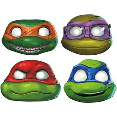 Unique TMNT MUTANT MAYHEM PARTY MASKS (8 PK) Party Decoration 47928-UN Tmnt Mask Tattoo, Ninja Turtles Mask, Ninja Turtles Masks, Ninja Turtle Shell, Crochet Tmnt Mask, Ninja Turtle Mask, Ninja Turtle Theme Party, Mutant Ninja Turtles Party, Leonardo Ninja Turtle