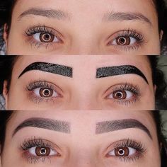 Aprenda um método totalmente comprovado para você que deseja ter a sua vida transformada através do Design de Sobrancelhas. Eyebrow Template, Black Background Photography, Threading Eyebrows, Make Hair, Beautiful Images Nature