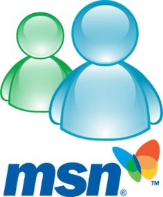 the msn logo is shown with two people