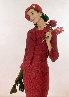 1950s Vintage Fashion, Tweed Suit, Vintage Suits, Tweed Suits, Fashion Victim, 1960s Fashion