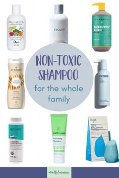 A roundup of the best non-toxic shampoo brands for all hair types, including baby shampoo, shampoo bars, dry shampoo & more. Shampoo Brands, Scalp Shampoo, Solid Shampoo, Baby Shampoo, Best Shampoos, Natural Shampoo, Family Bathroom, Cleansing Balm