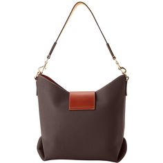 Slouchy Chic  This gorgeous new look features classic Italian pebble leather and a jewelry grade turnlock closure, for a one of a kind look. Monogram Pendant, Tan Cowhide, Everyday Chic, Black Polish, Brand Me, Exclusive Gift, Dooney And Bourke, Classic Italian, Dooney & Bourke