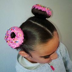 Hair Braid Patterns, Hair Donut, Competition Hair, Candy Hair