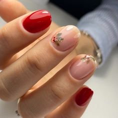 Christmas Gel Nail Ideas, Christmas Pedicure, Designs For Short Nails, Short Gel Nails, Subtle Nails, Cute Gel Nails, Nails 2024