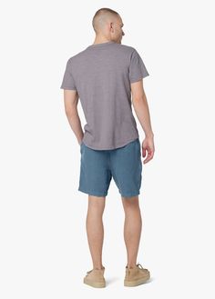 Inspired by the great outdoors, the Linen Trail Short offers the styling of traditional hiking gear but with a casual summer vibe. Crafted from 100% linen that’s been garment dyed for softness, these relaxed-12.3/8" RISE6.1/2" INSEAM100% LINENMODEL IS WEARING SIZE M 12.3/8" rise 26.3/4" thigh 23" leg opening 6.1/2" inseam Casual Blue Shorts For Warm Weather, Cotton Bottoms For Hiking In Summer, Sporty Linen Bottoms For Summer, Summer Relaxed Fit Dyed Shorts, Blue Bottoms For Summer Hiking, Casual Linen Relaxed Fit Shorts, Blue Summer Hiking Shorts, Blue Hiking Shorts For Summer, Casual Hiking Shorts For Spring