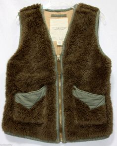 Shearling Vest, Vintage Fits, Heritage Fashion, Future Fashion, Modern Outfits, Fleece Jacket