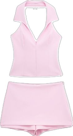 Alanys Halter Top & Mini Skirt Set