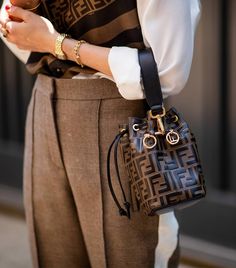 Best Fendi Bags: 8 Styles Worth Saving For | Who What Wear UK Street Style Bags, Lv Bags, Kelly Bag, Clipuri Video, Quality Handbags, Dolce E Gabbana, 가을 패션, Fendi Bags, Chanel Handbags