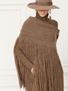 100% HAND MADE Materials: alpaca, wool, acrylic This wool poncho is enterely hand made. Please choose the color and the size! Measurments (from shoulder to lower end): Long of 76cm / 30" is with fringe , 32cm / 12.6" without fringe. If you are considering placing a special order,  feel free to contact me! S - long 76cm(30") - perimeter 90cm(35,4") M - long 76cm(30") - perimeter 100cm ( 39,3") L -XL - long 76cm(30") - perimeter 105-110cm (41,3-43.3") XXL -long 76cm(30") - perimeter 120cm (47,2") XXXL- long 76cm(30") - perimeter 130cm (51,1") 4XL or + - please contact me Hand Wash, cold max 30oC / 86F. Dry Flat Only one is available in this color, size M in Caramel Brown! Get it before it's gone!  ** This shawl is made to order, please allow 10 days, not including shipping, to complete ** Wh Poncho Scarf, Boho Mode, Moda Country, Crochet Ladies Tops, Bohemian Mode, Stil Boho, Wool Poncho, Long Fringes, Scarf Poncho