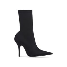 Women's Knife 110mm Bootie in Black | Balenciaga US Balenciaga Store, Boot Knife, Black Balenciaga, Shoes Boots Ankle, Global Style, Ski Wear, Personal Shopper, Catsuit, Boot Shoes Women