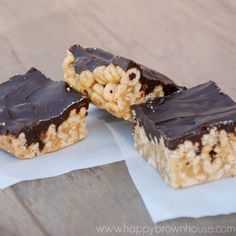 two pieces of chocolate and walnut granola bars