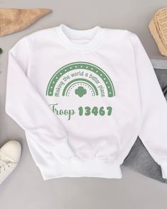 Girl Scout Leader Shirt, Girl Scout Shirts Design Ideas, Girl Scout Troop Shirts, Troop Leader, Girl Scout Ideas, Girl Scout Troop, Inspo Pics, Shirt Girl