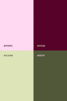 Light pink and burgundy with earthy green colors Burgundy And Green Color Scheme, Pantone Colors Pallete, Maroon Pink Green Color Palette, Burgundy And Green Palette, Pink Burgundy Green Color Palette, Red Green Pink Color Scheme, Wine Red Color Combination, Beet Color Palette, Green Pink Brown Color Palette