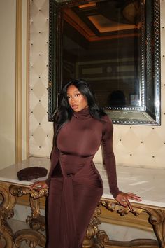 Sienna Long Sleeve Maxi Dress - Chocolate | Fashion Nova Chocolate Fashion, Sweater Jumpsuit, Long Sleeve Maxi, Matching Dresses, Long Sleeve Maxi Dress