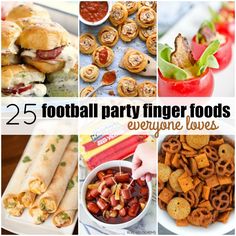 25 football party finger foods everyone loves