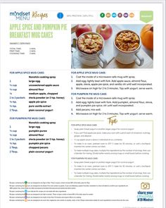 the recipe for apple spice and pumpkin pie is shown in an article about how to make it