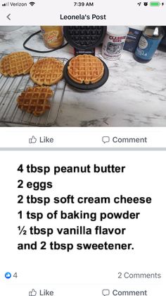 an image of some waffles being cooked on a grill with the words, 4 tips