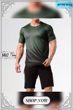 Men's Running Shirt Gym Shirt Short Sleeve Tee Tshirt Athletic Athleisure Breathable Soft Sweat Wicking Running Jogging Training Sportswear Activewear Color Gradient Dark Grey Wine Red Dark Green Sportswear Activewear, Women's Outfits By Occasions, Gym Shirt, Color Gradient, Running Shirts, Gym Shirts, Man Running, Shirt Short Sleeve, Gradient Color