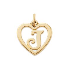 Keep your initials (and the initials of loved ones) close with you wherever you go thanks to the Heart Script Initial Charm. Originally released in 1982, this classic Avery heart charm is available in sterling silver or 14K gold and is available in letter 14k Gold Initial Pendant Charms For Anniversary, Classic Initial Pendant Charm, Sterling Silver Initial Pendant Charms For Anniversary, Anniversary Initial Pendant Charms, 14k Gold Anniversary Charms With Initial Pendant, Elegant Initial Pendant Charms, Classic Initial Pendant Charms As Gifts, Elegant Heart Charm Initial Pendant, Initial Pendant Charms For Personalized Gift