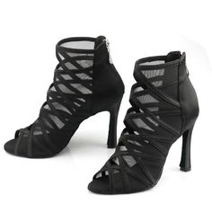 Women's Lace Customized Heel Latin Shoes Salsa Dance Boots Ballroom Dance Shoes Dance Heel Salsa Shoes Black Light Pink Heels, Aesthetic Heels, Salsa Dance Shoes, Salsa Shoes, Ballroom Shoes, Dance Boots, Latin Shoes, Salsa Dance, Dance Heels