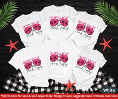 Looking for a cute, pink matching set of Oh Hey Vacay friends or family vacation shirts for 2024 for a matching group or couple tshirt set?  If you are looking for a unique way to commemorate your upcoming celebration or vacation? Look no further than our friends vacation shirt! Whether you're planning a cruise, a beach trip, or a summer vacation, our shirts are perfect for capturing all the memories together. Ready to start packing? Check out our selection of family vacation tees today! And aft Cruise Friends, Friends Vacation, Friends Trip, Tshirt Set, Friend Vacation, Family Vacation Shirts, Vacation Looks, Sweet Shirt, Group Shirts