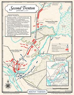 a map showing the battle of mount vernon