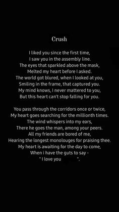 the poem is written in black and white on a dark background with an image of a person's face