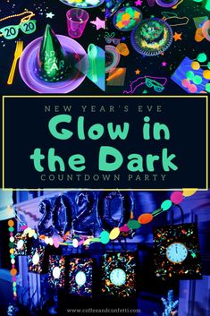 new year's eve glow in the dark party