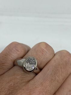 Vintage Engagement Ring clear CZ 925 Sterling Silver cocktail Sizes 6, 7, 8 Can be resized, my jeweler charges $10-$20 All rings are shipped free in the US in a nice gift box. Check out our over a THOUSAND great reviews Engraving is $4 per letter and is not always perfect depending on the piece. It can take a few days if the jeweler is busy. This is payable to Paypal Judithsltd@gmail.com Modern Oval Jewelry With Vs Clarity, Modern Channel Set Jewelry As Gift, Modern Vs Clarity Diamond Ring Gift, Modern Diamond Ring With Vs Clarity As Gift, Silver Channel Set Jewelry For Gifts, Silver Channel Set Jewelry As Gift, Sterling Silver Channel Set Jewelry As A Gift, Sterling Silver Channel Set Jewelry Gift, Formal Silver Channel Set Jewelry