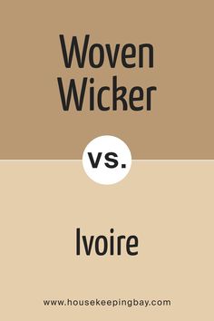 SW 9104 Woven Wicker vs. SW 6127 Ivoire Exterior Paint Colors, The Deep, Exterior Paint