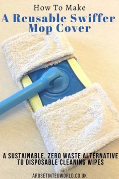 how to make a reusable swiffer mop cover