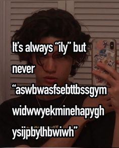 a person holding up a cell phone with the caption it's always fly but never