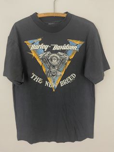 "Vintage Harley Davidson motorcycle T-shirt RARE, HDOLP 70s 80s Shirt V-Twin graphic hard to find For Bikers Only tee TAG SIZE: N/A (fits like Large) Measurements: MEASUREMENTS LAYING FLAT in INCHES: SHOULDER TO SHOULDER: 18\" ARMPIT TO ARMPIT: 19 1/2\" LENGTH TO WAISTLINE: 26 1/2\" # 647 I have an extensive Harley collection and always, always have more not yet listed! If you haven't found your size or are looking for a special on a few please contact me! Cat" Vintage Short Sleeve T-shirt For Motorcycling, Retro Graphic Print T-shirt For Biker Events, Vintage Graphic Design T-shirt, Motorcycling Graphic Tee With Short Sleeves, Graphic Tee For Motorcycling With Short Sleeves, Vintage Crew Neck T-shirt For Motorcycling, Vintage Graphic Design Short Sleeve T-shirt, Biker Style Short Sleeve Tops With Graphic Print, Graphic Cotton T-shirt For Biker Events